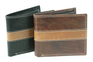 Černá pánská kožená peněženka 513-4702-60/05