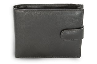 Černá pánská kožená peněženka se zápinkou 513-1904-60