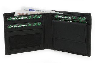 Černá kožená pánská peněženka 513-1315-60
