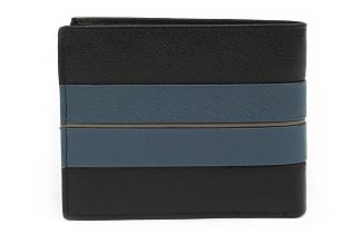 Modročerná kožená pánská peněženka 513-1331-60/97
