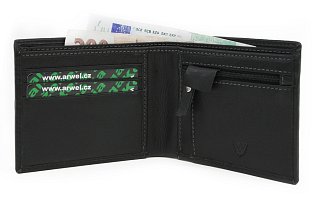 Černá kožená pánská peněženka 513-1307-60
