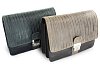 Černá pánská kožená dokladová etue ve stylu BAMBOO 611-2411F-60