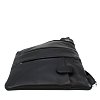 Černý kožený pánský zipový crossbag 216-1574-60