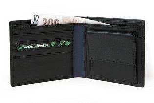 Černomodrá pánská kožená peněženka 513-3223A-60/97