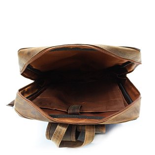 Světle hnědý pánský kožený batoh 311-1550-05