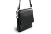 Malý černý kožený pánský crossbag 215-2189-60
