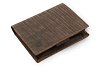 Tmavě hnědá pánská kožená peněženka ve stylu BAMBOO 514-4050-47