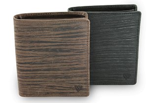 Tmavě hnědá pánská kožená peněženka ve stylu BAMBOO 514-4050-47