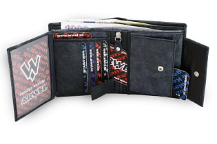 Modrá pánská kožená peněženka ve stylu JEANS 514-4562-97