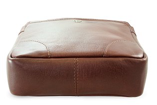 Malý hnědý kožený crossbag 215-1711-40