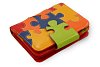 Dámská kožená peněženka s motivem puzzle 511-1161-PUZ