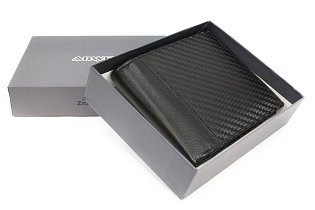 Černá kožená pánská peněženka 513-4705-60/60