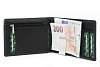Modročerná pánská kožená dolarovka s klipem 519-1811-97/60