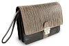 Tmavě hnědá pánská kožená dokladová etue ve stylu BAMBOO 611-2411F-47