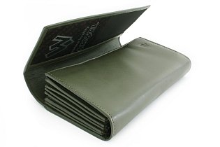 Kožená číšnická peněženka se zipovými kapsami na mince 515-2401-57