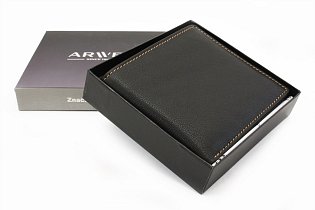 Černá pánská kožená peněženka 513-3223B-60