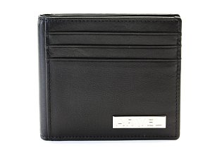 Černá pánská kožená dokladovka 519-5247-60