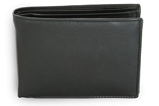 Černá pánská kožená peněženka s vnitřní zápinkou 513-4404A-60