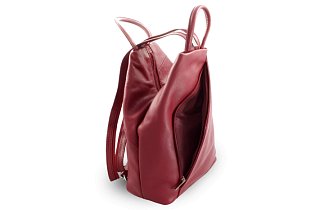 Dámský kožený batůžek burgundy 311-1184-34