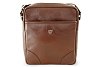 Malý hnědý kožený crossbag 215-1711-40