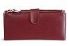 Velká kožená burgundy peněženka se zápinkou 511-8129-34