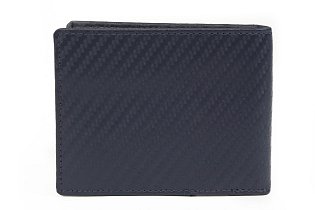 Modročerná pánská kožená dolarovka s klipem 519-1811-97/60