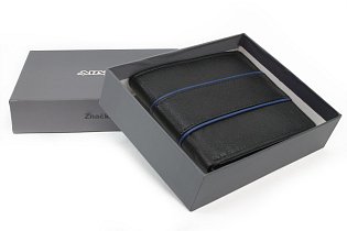 Černá kožená peněženka - dokladovka 513-1302-60/97