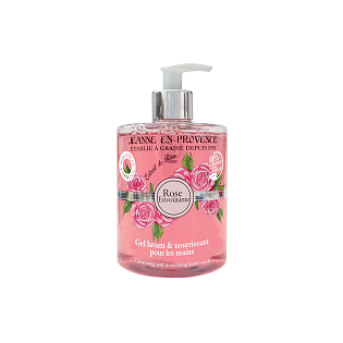 Jeanne en Provence Mycí gel na ruce - Podmanivá růže, 500ml