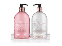 Baylis & Harding Tekuté mýdlo + Mléko na ruce - Růžová magnólie a Hruškový květ, 2x500ml