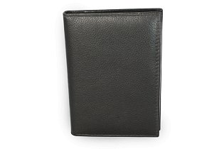 Černá kožená dokladovka 514-2408-60