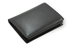 Černá pánská kožená peněženka ­- dokladovka 514­-4402­-60