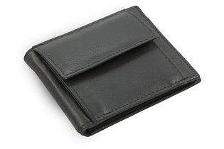 Černá pánská kožená peněženka - dolarovka 519-2908-60