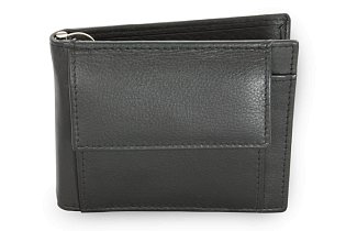 Černá pánská kožená peněženka - dolarovka 519-2908-60