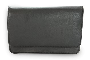 Černá kožená etue 611-0016-60