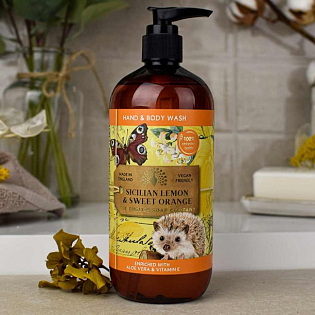 English Soap Company Mycí gel na ruce a tělo - Sicilský citron & Pomeranč, 500ml