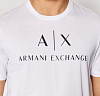 Pánské bílé tričko Armani Exchange XL