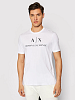 Pánské bílé tričko Armani Exchange XL