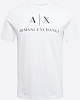Pánské bílé tričko Armani Exchange XL