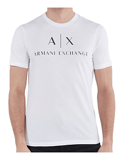 Pánské bílé tričko Armani Exchange XL