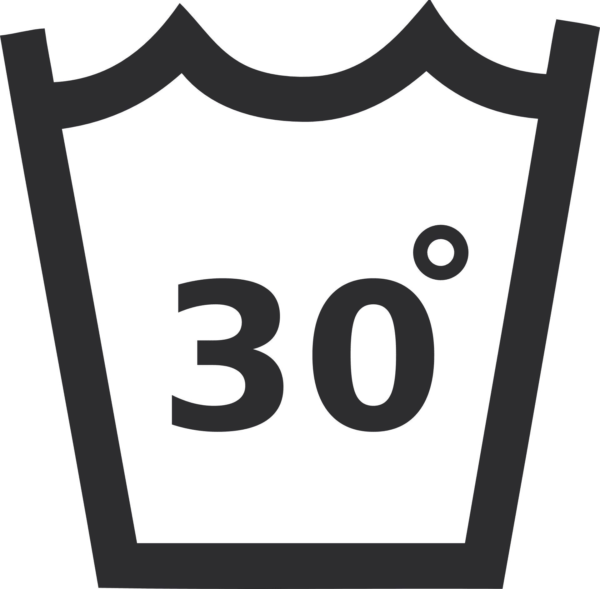 Ikona prát na 30°