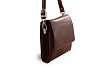 Malý hnědý kožený pánský crossbag 215-2189-40