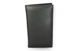 Černá kožená dokladovka 514-0007-60