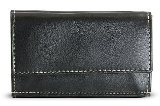 Černá dámská kožená mini peněženka 511-4392A-60