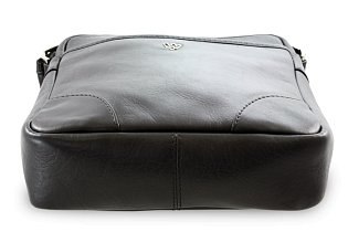 Malý černý kožený crossbag 215-1711-60