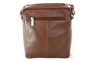Malý hnědý kožený crossbag 215-1711-40