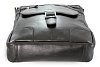 Černý pánský kožený zipový crossbag 215-1792-60